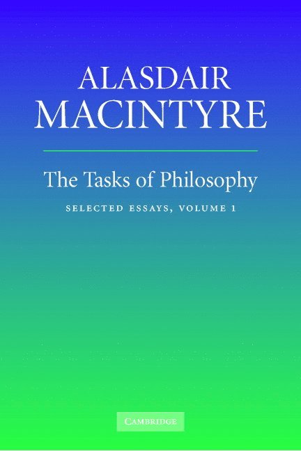 The Tasks of Philosophy: Volume 1 1
