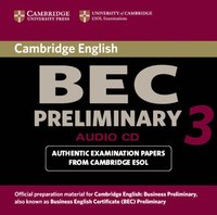 bokomslag Cambridge BEC Preliminary 3 Audio CD