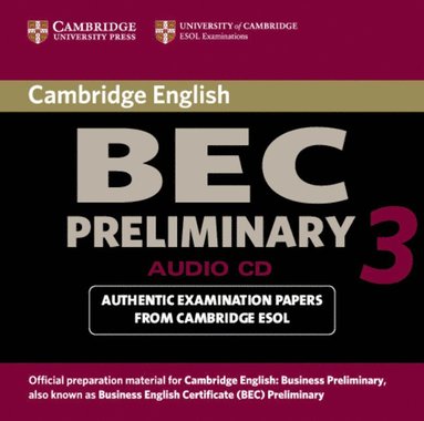 bokomslag Cambridge Bec Preliminary 3