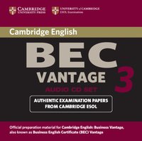 bokomslag Cambridge BEC Vantage 3 Audio CD Set (2 CDs)