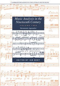bokomslag Music Analysis in the Nineteenth Century: Volume 2, Hermeneutic Approaches