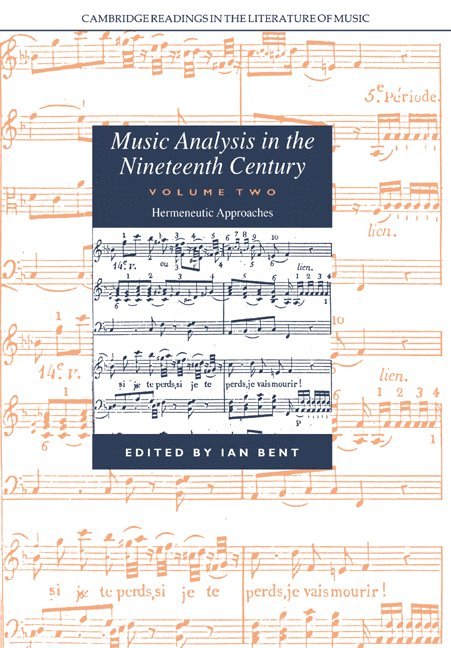 Music Analysis in the Nineteenth Century: Volume 2, Hermeneutic Approaches 1