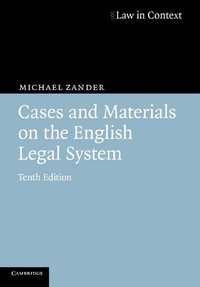 bokomslag Cases and Materials on the English Legal System