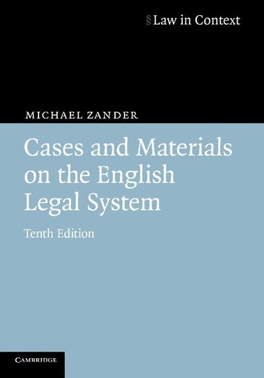 bokomslag Cases and Materials on the English Legal System