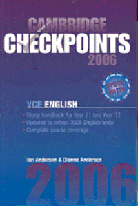 Dianne Anderson, Ian Anderson - Cambridge Checkpoints Vce English 2006, Häftad