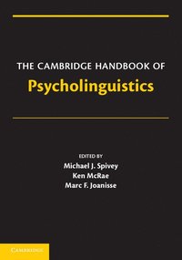 bokomslag The Cambridge Handbook of Psycholinguistics