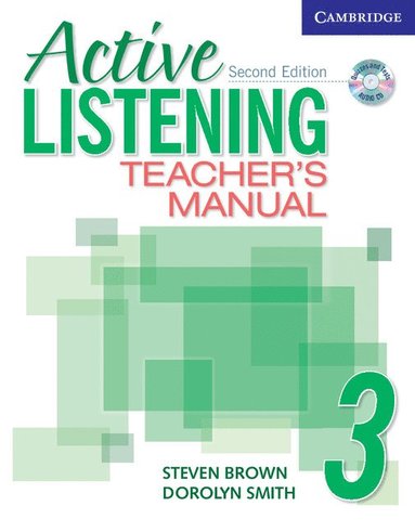 bokomslag Active Listening 3 Teacher's Manual with Audio CD