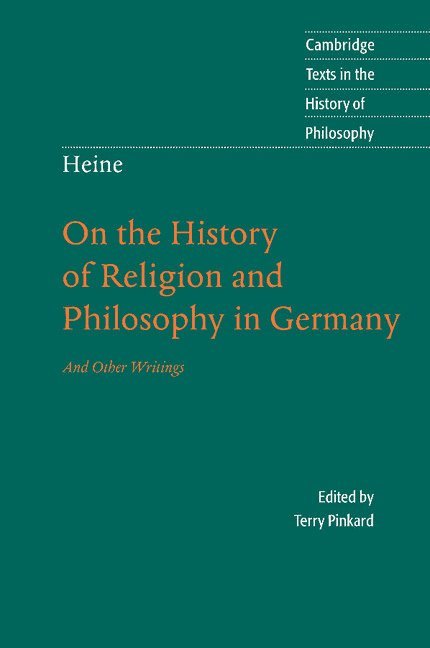 Heine: 'On the History of Religion and Philosophy in Germany' 1