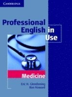 bokomslag Professional English in Use Medicine