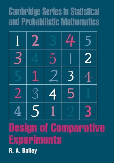 R. A. Bailey - Design of Comparative Experiments, Häftad