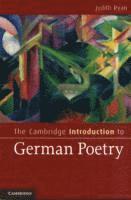 bokomslag The Cambridge Introduction to German Poetry