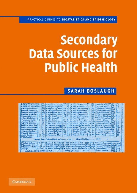 Secondary Data Sources for Public Health 1