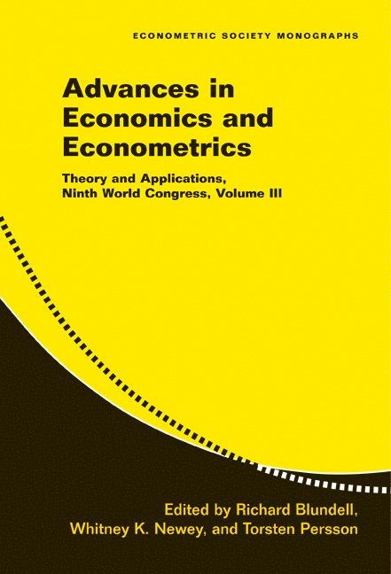 Advances in Economics and Econometrics: Volume 3 1