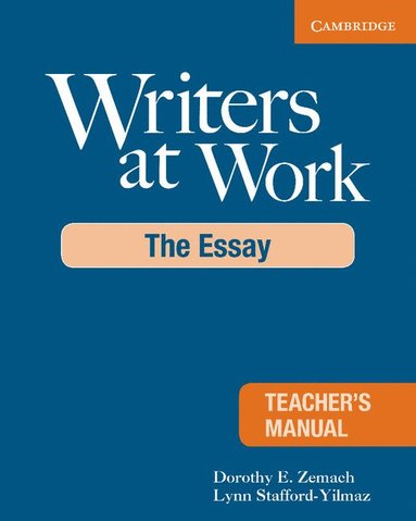 bokomslag Writers at Work Teacher's Manual