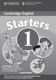 bokomslag Cambridge young learners english tests starters 1 answer booklet - examinat