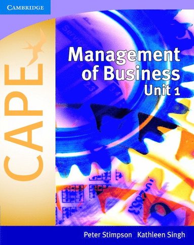 bokomslag Management of Business for CAPE Unit 1