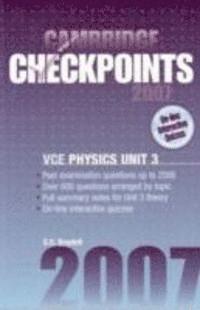 Cambridge Checkpoints Vce Physics Unit 3 2007
