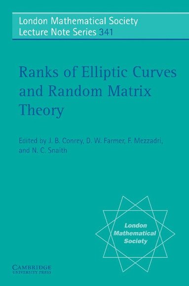 bokomslag Ranks of Elliptic Curves and Random Matrix Theory