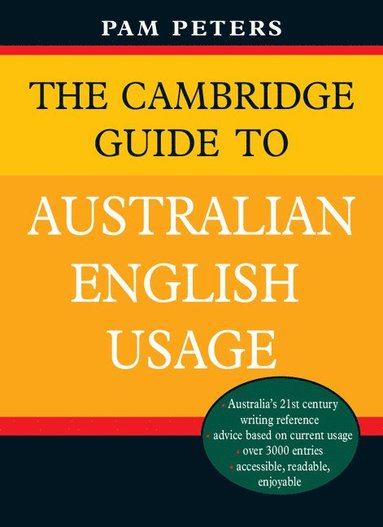 bokomslag The Cambridge Guide to Australian English Usage