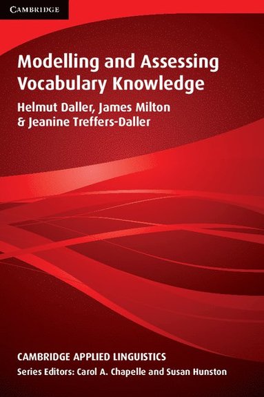 bokomslag Modelling and Assessing Vocabulary Knowledge