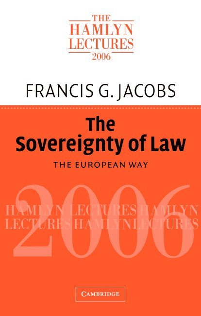 The Sovereignty of Law 1