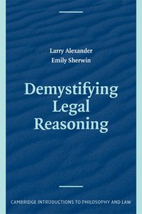bokomslag Demystifying Legal Reasoning