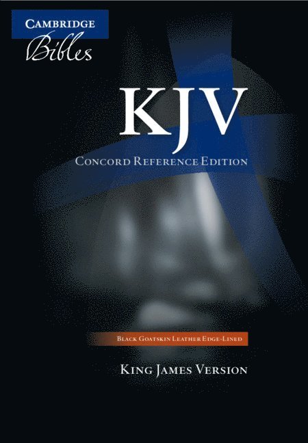 TBD - KJV Concord Reference Bible, Black Edge-lined Goatskin Leather, KJ566:XE, Inbunden