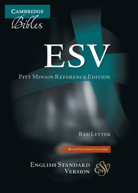 ESV Pitt Minion Reference Bible, Black Goatskin Leather, Red-letter Text, ES446:XR 1