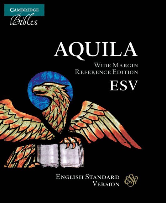 ESV Aquila Wide Margin Reference Bible, Black Goatskin Leather Edge-lined, Red-letter Text, ES746:XRME 1