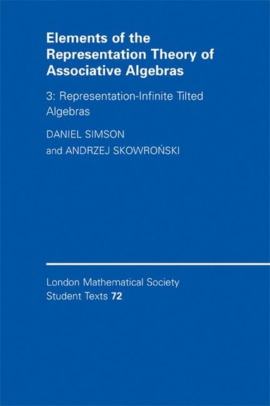 bokomslag Elements of the Representation Theory of Associative Algebras