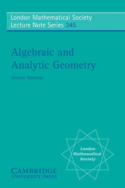 Algebraic and Analytic Geometry 1