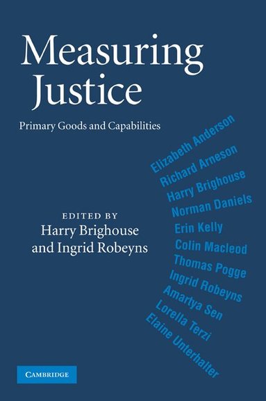 Harry Brighouse, Ingrid Robeyns - Measuring Justice, Häftad