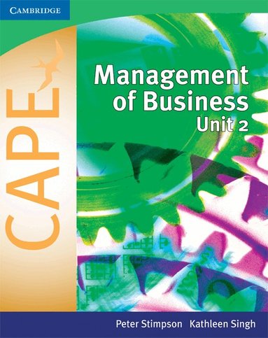 Peter Stimpson - Management of Business for CAPE® Unit 2: Volume 2, Häftad