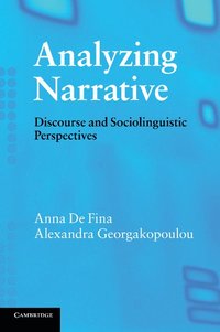 bokomslag Analyzing Narrative: Discourse and Sociolinguistic Perspectives