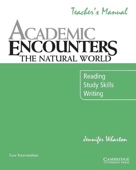 Academic Encounters: The Natural World Teacher's Manual 1