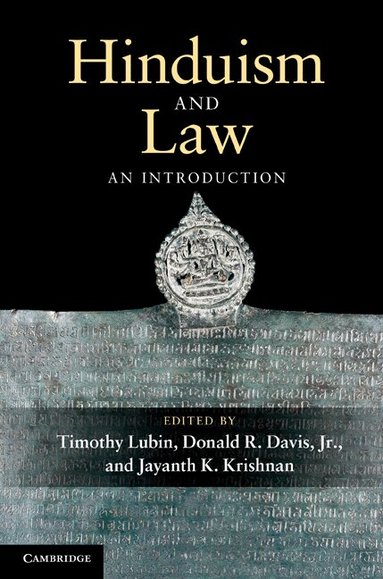 Timothy Lubin, Donald R. Davis Jr, Jayanth K. Krishnan - Hinduism and Law, Häftad