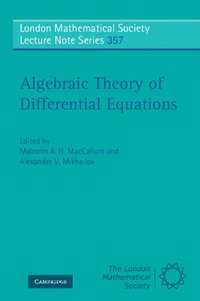 bokomslag Algebraic Theory of Differential Equations