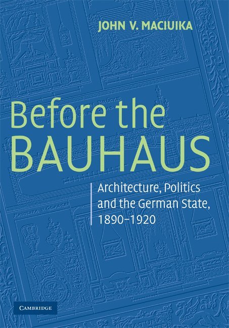 Before the Bauhaus 1
