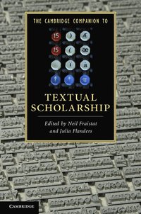 bokomslag The Cambridge Companion to Textual Scholarship