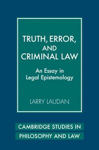 bokomslag Truth, Error, and Criminal Law