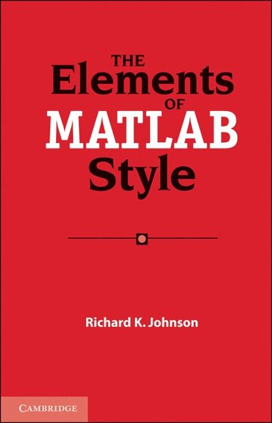 bokomslag Elements of MATLAB Style
