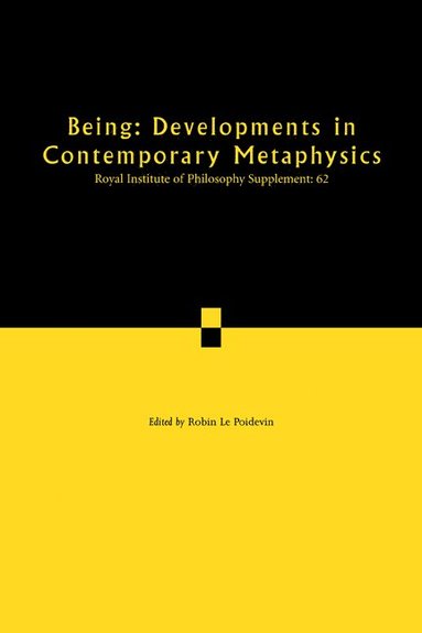 bokomslag Being: Developments in Contemporary Metaphysics