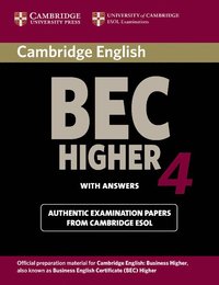 bokomslag Cambridge BEC 4 Higher Student's Book with answers
