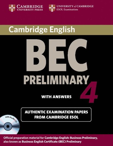 bokomslag Cambridge BEC 4 Preliminary Self-study Pack (Student's Book with answers and Audio CD)