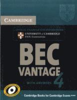 bokomslag Cambridge BEC 4 Vantage Student's Book with answers