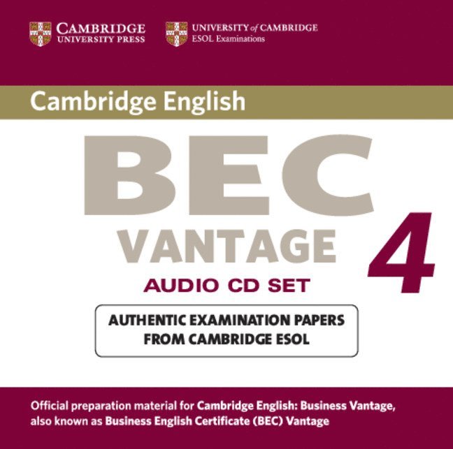 Cambridge BEC 4 Vantage Audio CDs (2) 1