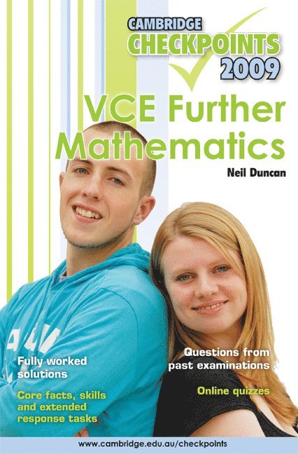 Neil Duncan - Cambridge Checkpoints Vce Further Mathematics 2009, Häftad