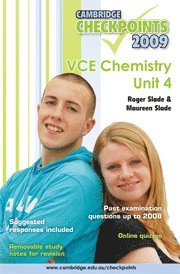 bokomslag Cambridge Checkpoints VCE Chemistry Unit 4 2009