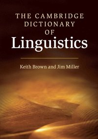 bokomslag Cambridge Dictionary of Linguistics