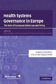 bokomslag Health Systems Governance in Europe